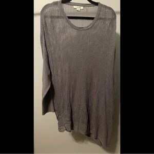 Simply Noelle long sleeve gray top